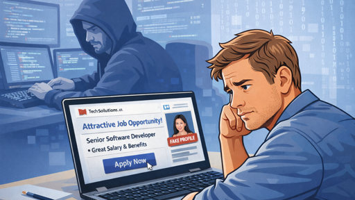 Malware auf Job-Plattformen