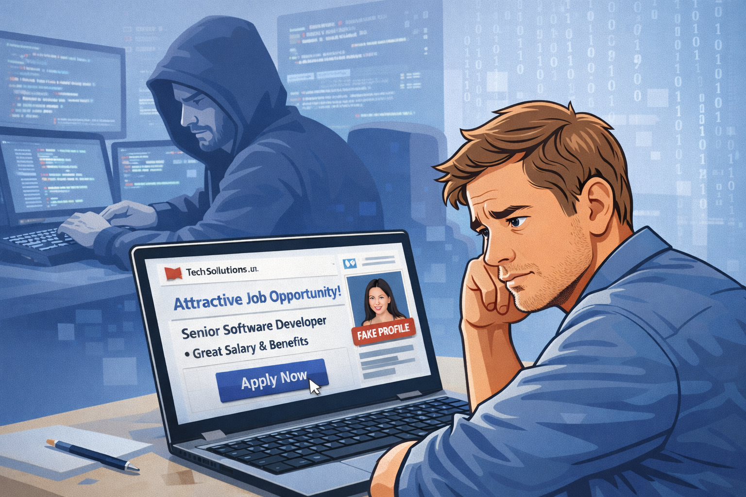 Malware auf Job-Plattformen