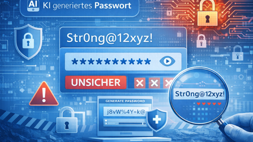 KI-generierte Passwörte